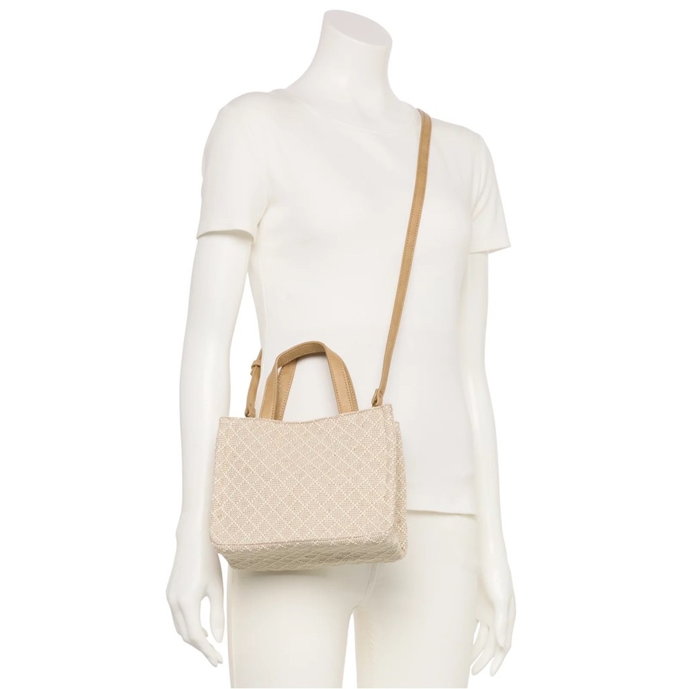 FREE WITH 3+ PURCHASE NWT Sonoma Beige Crossbody Bag